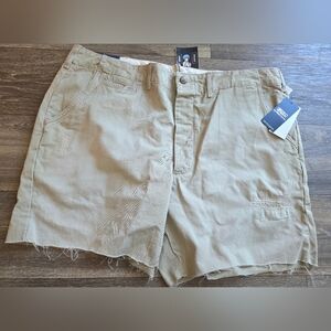 Polo Ralph Lauren The Big Chino Big Fit Distressed Chino Shorts 38